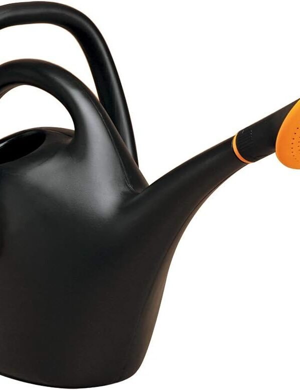 Easy Pour Watering Can, 2.6 Gallon, Black