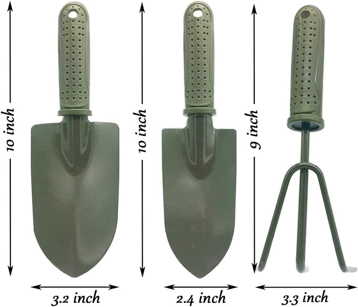 3 in 1 Garden Tool Shovel for Digging Gardening Trowel for Lawn Planting Alloy Spade Plastic Handle Anti Slippery - Image 2