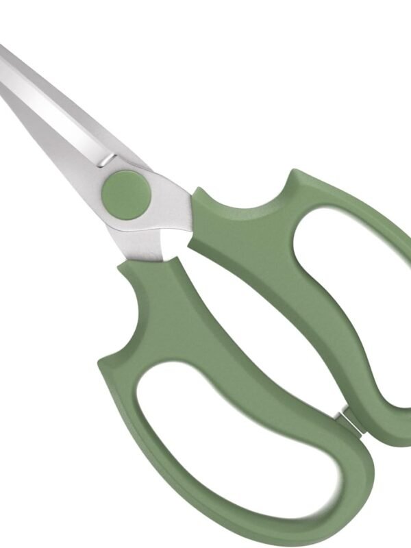 Flower Scissors, Strong Floral Shears, Premium Steel Pointed Garden Pruning Shears Floral Fruits Leaf Scissors Hand Pruner Snip Trimming Tool for Gardening Flower Arrangement,Avocado Green