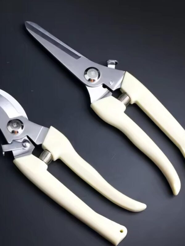 [2 Pack] Pruning Shears, Garden Shears, Professional Stainless Steel pruners with Comfort Handle & Spring-loaded, Handheld Garden Clippers, Gardening Tools Scissors Set for Rose Plants Flowers