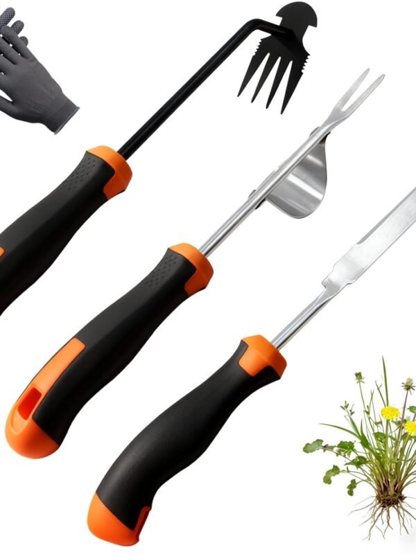 Weed Puller Tool,  New Portable Hand Weeder Tool, Weeding Tool with Stainless Steel, Garden Tools for Plant & Weeding, Crack Weeder Crevice Tool, Weed Remover Tool for Farm & Backyard