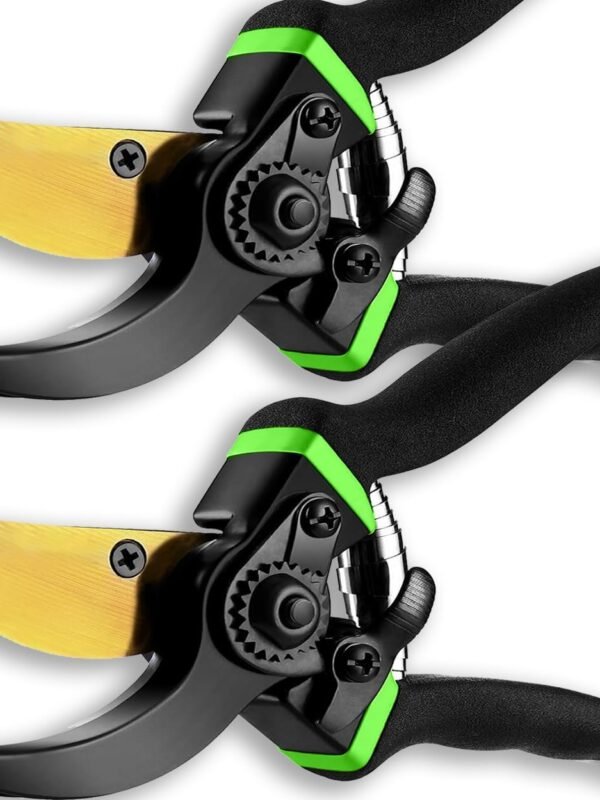 Pruning Shears 8.5", Garden Shears, Pruning Shears For Gardening, Garden Scissors, Gardening Shears, Garden Clippers, Professional Heavy Duty Pruners, Flower Scissors, Mini Yard Tools, Pack of 2