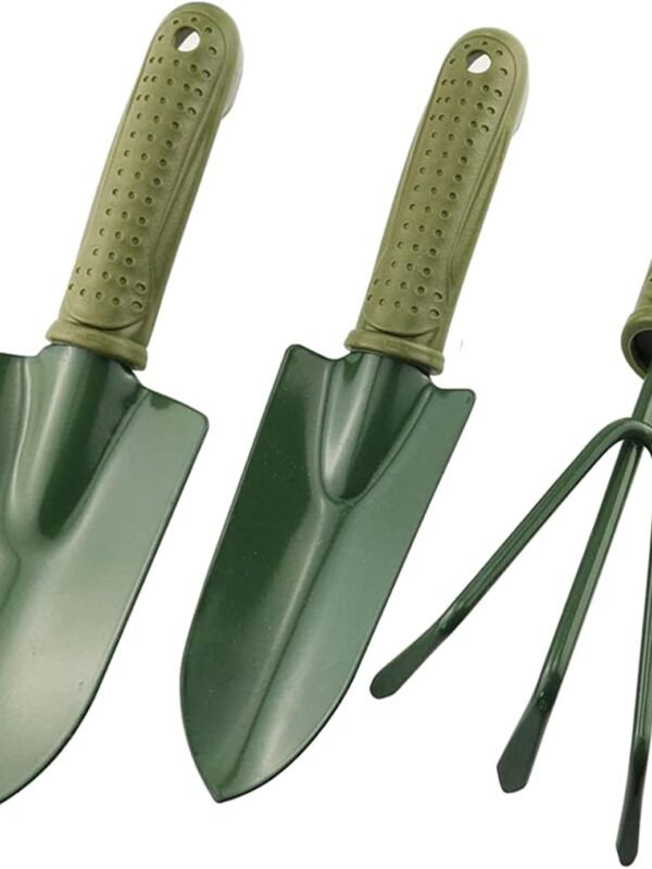 3 in 1 Garden Tool Shovel for Digging Gardening Trowel for Lawn Planting Alloy Spade Plastic Handle Anti Slippery