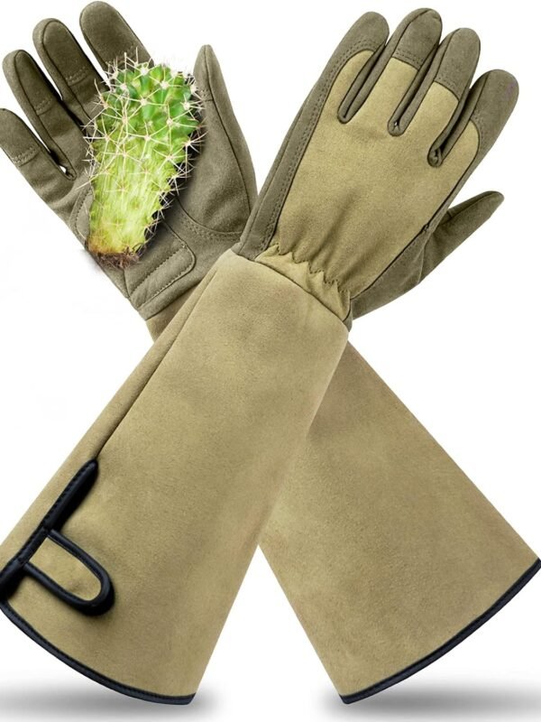 Professional Rose Pruning Thorn Proof Gardening Gloves with Long Forearm Protection for Men and Women