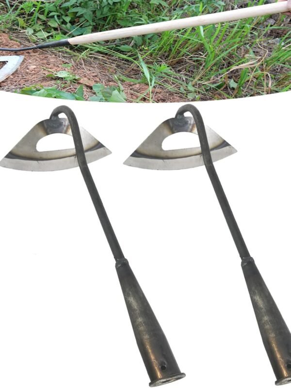 Garden Hoe All-Steel Hardened Hollow Hoe, Sharp Durable Garden Weeding Tools, Garden Edger Weeder Portable Household Vegetable Garden Shovel for Backyard Loosening Farm Planting Weeding