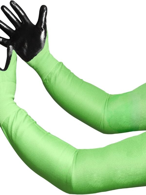 Long Sleeve Gardening Gloves Protection Sleeves, No-Slip Grip & Full Arm  Garden Cuffs; Durable, Protective