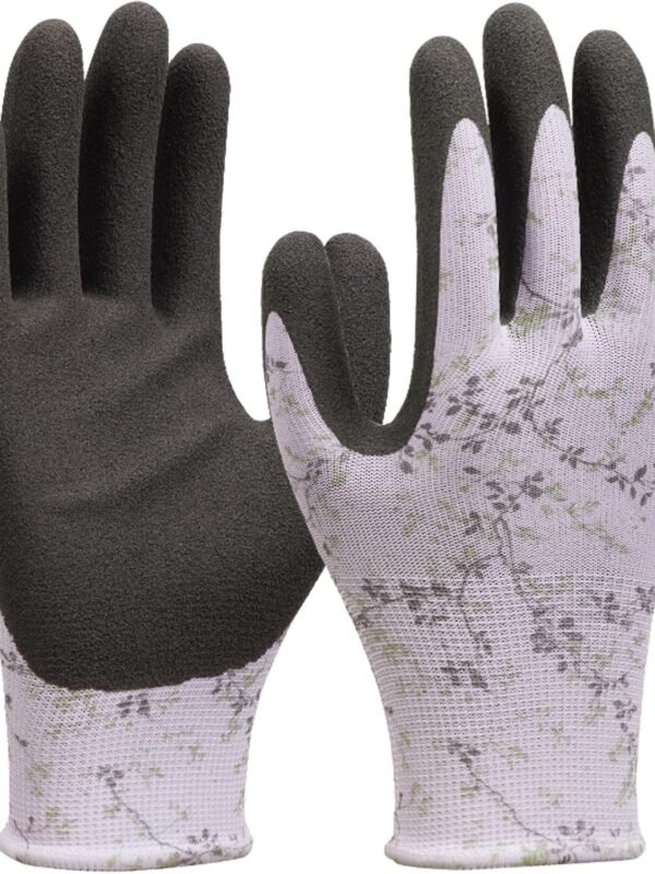 Gardening Gloves for Women and Men, ECO Recyc Polyester Work Gloves with Latex Coating